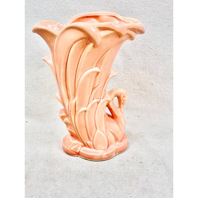 Mid-Century Modern Vintage McCoy Swan Vase For Sale - Image 3 of 9