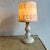Cream Vintage Alabaster Table Lamp, 1970s For Sale - Image 8 of 11