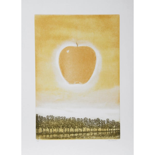 Hank Laventhol, Golden Apple, Aquatint Etching For Sale