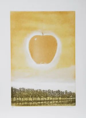 Hank Laventhol, Golden Apple, Aquatint Etching