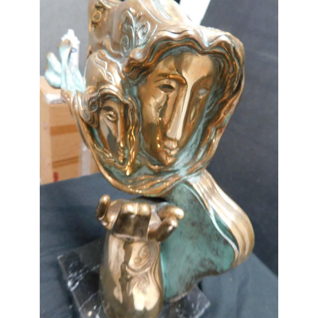 Sunol Alvar "Maternite" 1989Bronze Sculpture With Granite Base Signed For Sale - Image 9 of 17