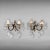 Metal Antique Wall Lamps in Gilded Bronze, Italy, 1900s, Set of 2 For Sale - Image 7 of 7