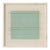 Sage Green Square Geometric Minimalist Art Print by Emily Keating Snyder, 24 X 24 Print in Wood Frame For Sale