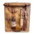 Mid 20th Century Kitchen Cutting Board With Hanging Tools in a Utilitarian Arts & Crafts Wall Piece For Sale