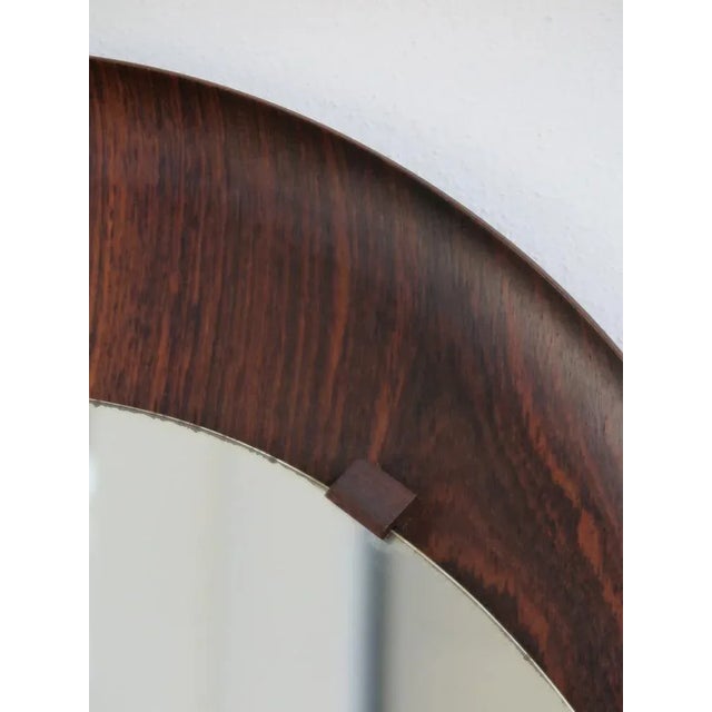 Italian Mirror with Wooden Frame, 1960s For Sale - Image 11 of 12