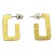 Gurhan Sterling Silver & 24k Gold Narrow Hoop Earrings - 2 Pieces For Sale