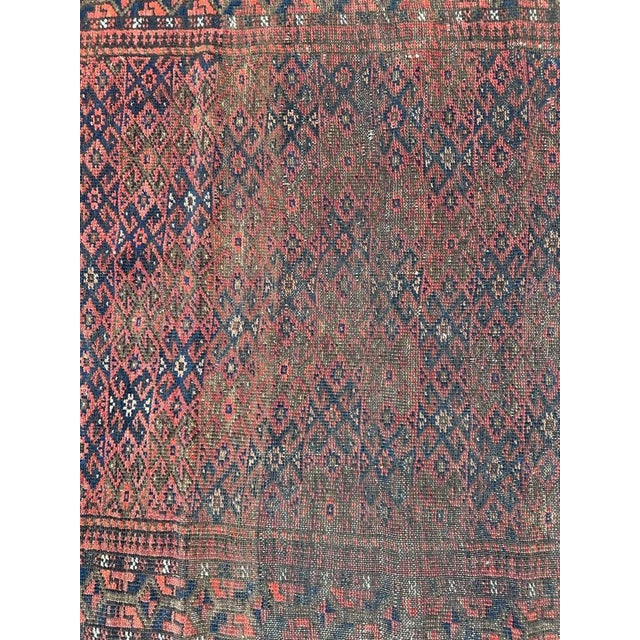 Turkmen Baluch Rug, 1950s For Sale - Image 4 of 18