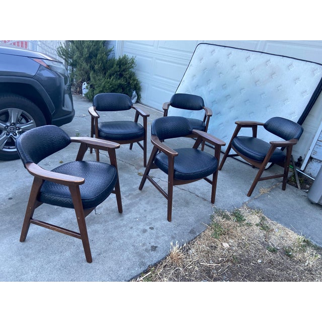 Vintage Mid Century Modern Accent Chairs For Sale - Image 10 of 12