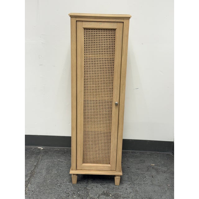 Modern Pottery Barn Sausalito Storage Cabinet For Sale - Image 3 of 12