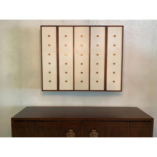 1960s Bert England for Johnson Furniture Hanging Wall Cabinet For Sale - Image 10 of 12