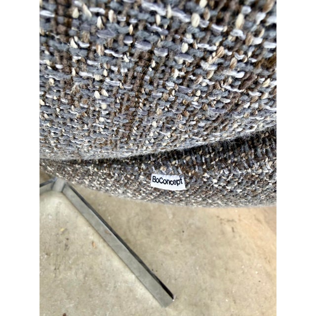 2000 - 2009 Modern BoConcept Oversized Schelly Swivel Lounge Chair For Sale - Image 5 of 11