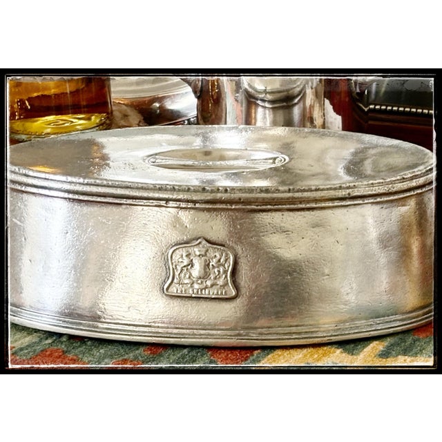 Antique Silver Platter Lid Shelburne Hotel Atlantic City For Sale In Columbus - Image 6 of 12