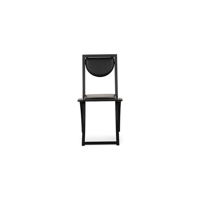Sinus Chairs in Black Leather from KFF, Set of 4 For Sale - Image 11 of 13