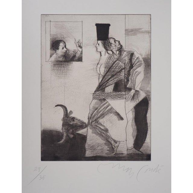 Miguel Condé, Spanish Allegory, Original Engraving For Sale - Image 9 of 9