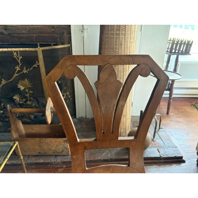 Beige Early Bentwood European Arts and Crafts Chair With a Carved Back Splat For Sale - Image 8 of 12