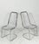 Silver Vintage Cantilever Chairs by Gastone Rinaldi, Italy, 1970s, Set of 4 For Sale - Image 8 of 16