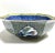 Blue Vintage Blue & White Chinoiserie Octagonal Porcelain Bowl With Gold Rim For Sale - Image 8 of 11