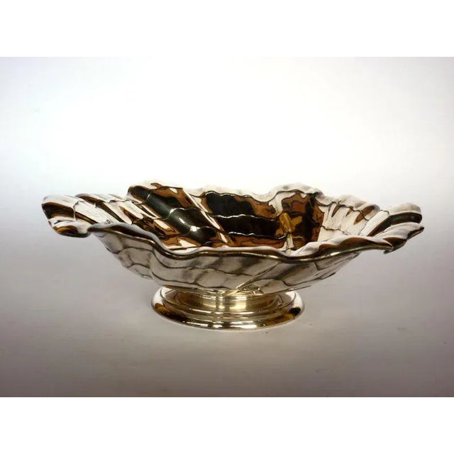 Metal Mid-Century Modern Silver Metal Bowl by Arthur Krupp, 1950s For Sale - Image 7 of 7