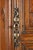Vintage Wood Armoire Cabinet With Lock & Key For Sale - Image 4 of 16