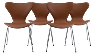 Series 7 Chairs by Arne Jacobsen for Fritz Hansen, 2000s, Set of 4