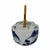 Mid 20th Century Vintage Hand Painted Blue on White Landscape Japanese Teapot For Sale - Image 5 of 7