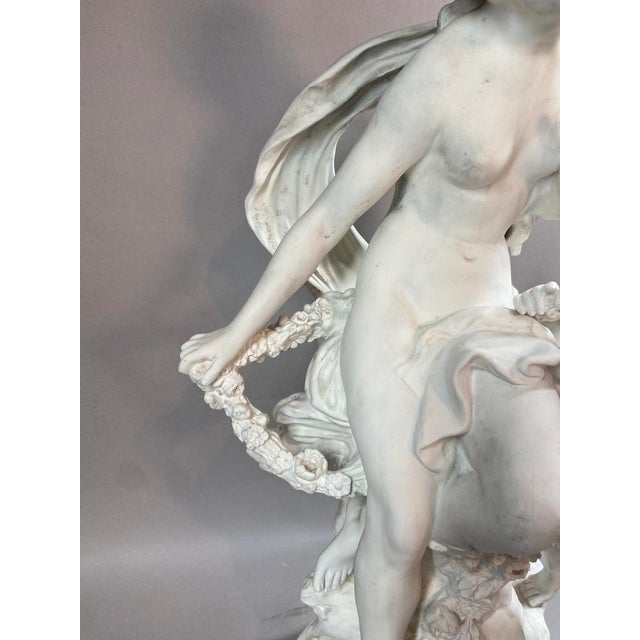 Auguste Moreau 19th C Sevres Aug. Moreau White Biscuit Porcelain Sculpture - 1 Piece For Sale - Image 4 of 18
