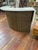 White Mid 20th Century Hollywood Regency Tufted Four-Seat Swivel Bar With Matching Stools, 5 Pieces For Sale - Image 8 of 11