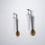 Large Italian Brass, Black Metal and Opaline Glass Sconces, 1950s, Set of 2 For Sale - Image 10 of 10