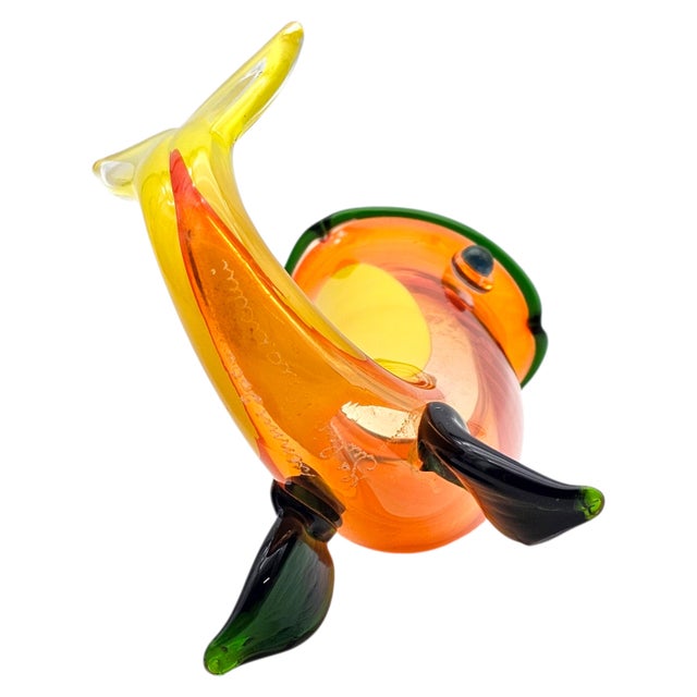Fulvio Bianconi for Venini Signed Murano “Pesce” Fish Vase For Sale - Image 9 of 13