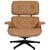 Lounge Chair with Ottoman in Caramel Coloured Leather by Charles Eames for Vitra, Set of 2 For Sale - Image 3 of 18