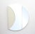 Wood Vintage Wall Folding Mirror in White, 1975 For Sale - Image 7 of 8