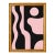 Blush Current Abstract Painting , Framed by Bryan Boomershine For Sale