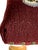 Burgundy Vintage Burgundy Floral Needlepoint Footstool With Turned Pine Legs For Sale - Image 8 of 13