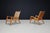 1960s Sculptural Ashwood Lounge Chairs by Jan Vaněk, 1960s, Set of 2 For Sale - Image 5 of 10