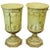Green Venetian Paint Urn Form Bedside or End Cabinets - a Pair For Sale - Image 8 of 8