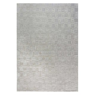 Modern Geo Henley Silk and Wool Rug by Doris Leslie Blau For Sale