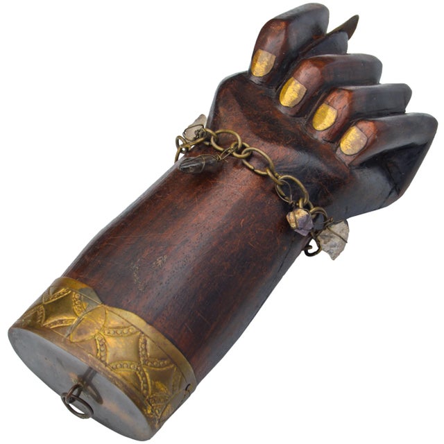 Vintage Handmade Art Deco Accent For Sale - Image 4 of 5