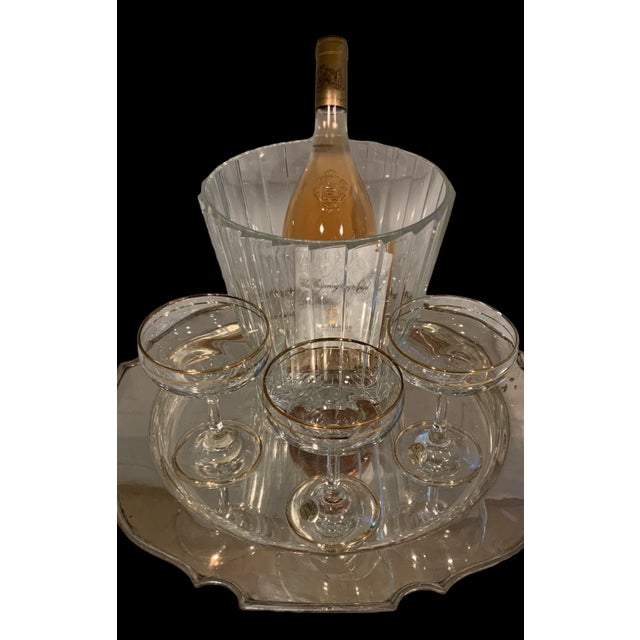 Imperial Crystal Ice Bucket/Champagne Cooler For Sale - Image 4 of 10