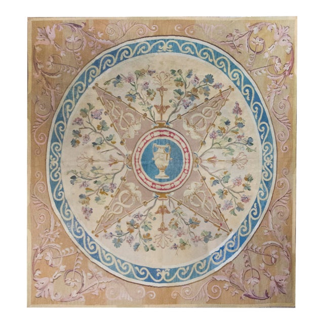 Early 20th Century Aubusson Rug For Sale