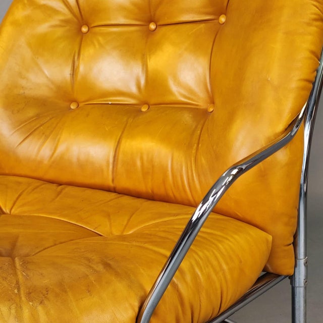 Leather Armchair by Carlo De Carli for Cidue, 1960s For Sale - Image 4 of 9