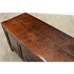French 19th Century Solid Oak Coffer For Sale - Image 10 of 13