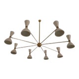 1960 Stilnovo Style Italian Diabolo Chandelier For Sale