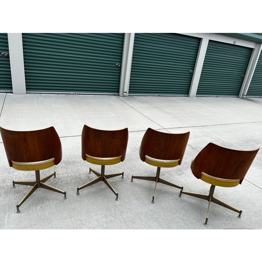 1960s Mid Century Brody Brentwood Orange Slice Table and
