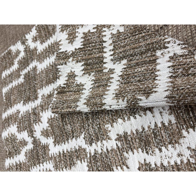 Rh Restoration Hardware Nazaré Block Print Pillow Cover 20" × 20" Square For Sale - Image 11 of 14