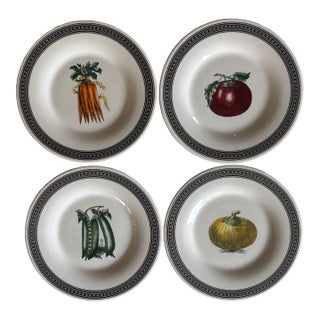 Late 20th Century Set of 4 Pfaltzgraff "Farmers Market" Small Plates For Sale