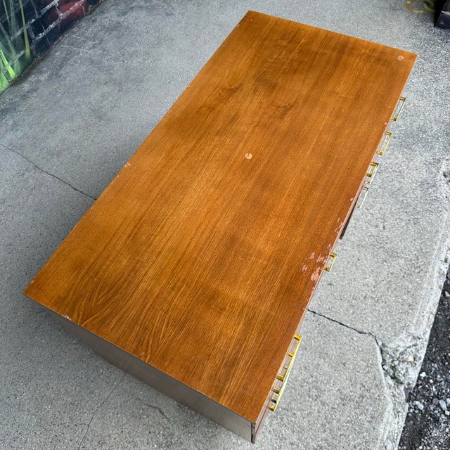 Brown Heywood Wakefield Contessa Desk For Sale - Image 8 of 12