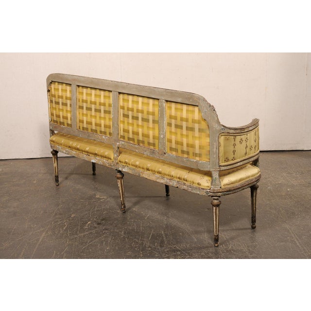Wood A Superb Late 18th C. Italian Sofa Bench For Sale - Image 7 of 11