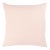Schumacher Piet Performance Linen 22" Pillow In Rose Quartz For Sale