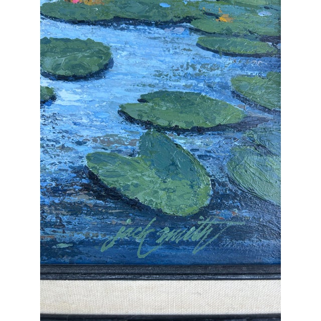 Late 20th Century "The Minnow Catchers" Painting on Canvas by Jack Smith, Atlanta Artist For Sale - Image 4 of 6