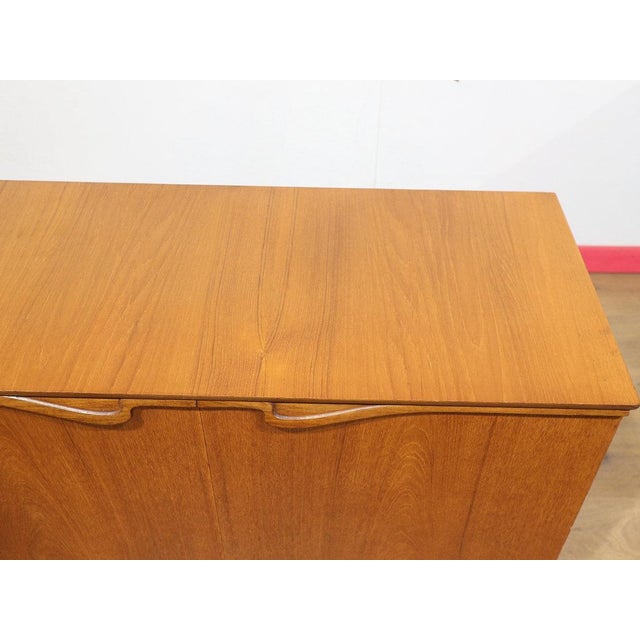 Mid Century Modern Vintage Teak British Credenza Sideboard For Sale - Image 4 of 14